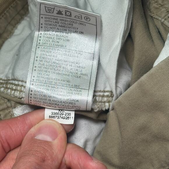 Vintage Y2K Nike Sportswear Beige Tan Cargo Shorts Mens XXL Hiking Outdoors - Picture 5 of 11